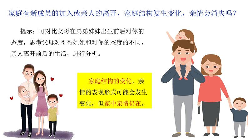 7.2爱在家人间（课件）-2022-2023学年七年级道德与法治上册配套课件+导学案+教案（部编版）07