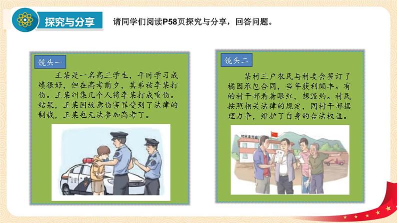 5.3善用法律（课件）-2022-2023学年八年级上册道德与法治优质教学课件+教案（2022新）第7页