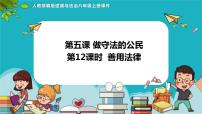 政治 (道德与法治)善用法律作业课件ppt