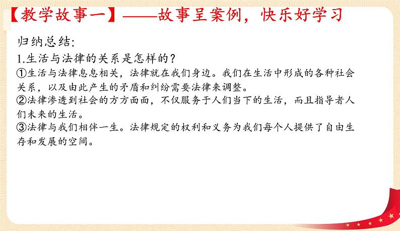 9.1生活需要法律（课件+教案+同步课堂作业）-2022年春七年级道德与法治下册课件+教案+作业（部编版）05