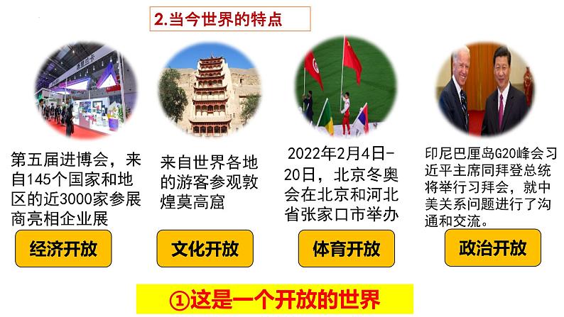 1.1 开放互动的世界 课件-2022-2023学年部编版道德与法治九年级下册第6页