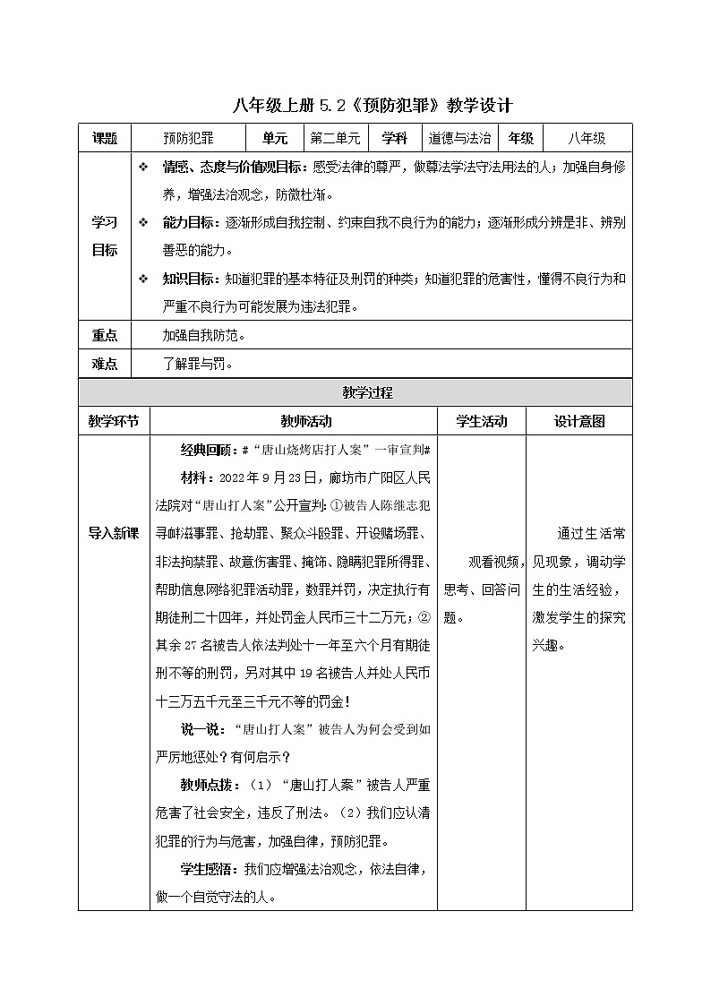 5.2预防犯罪（教学课件）八年级道德与法治上册同步备课系列（部编版）01
