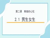 2.1 男生女生（备课件+备作业）精编七年级道德与法治下册同步备课系列（部编版）