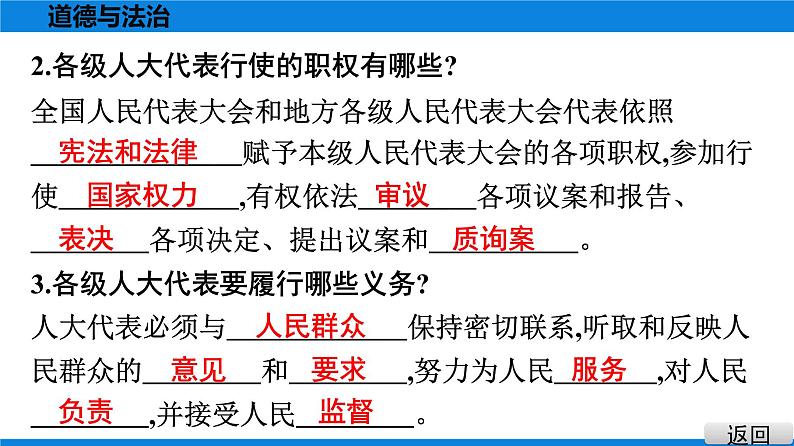 人教版道德与法治八年级下册课件5.1　根本政治制度07