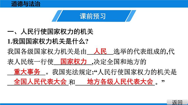 人教版道德与法治八年级下册课件6.1　国家权力机关第5页