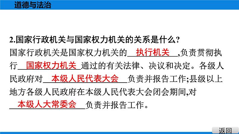 人教版道德与法治八年级下册课件6.3　国家行政机关06