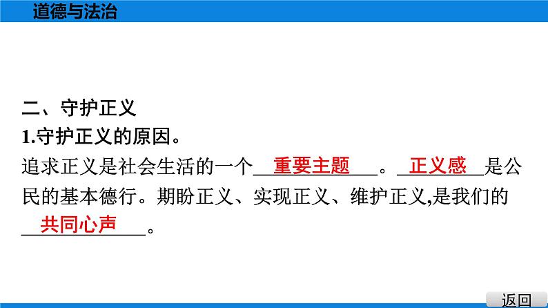 人教版道德与法治八年级下册课件8.2　公平正义的守护08