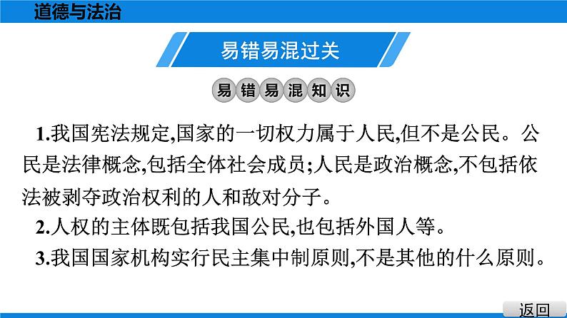 人教版道德与法治八年级下册课件第一单元  坚持宪法至上 总结提升04