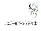 2022-2023学年部编版道德与法治七年级下册 1.2 成长的不仅仅是身体 课件