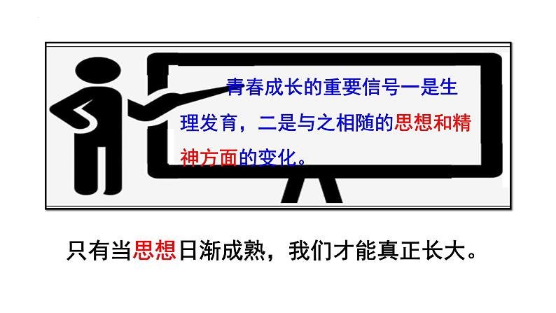 2022-2023学年部编版道德与法治七年级下册 1.2 成长的不仅仅是身体 课件第3页