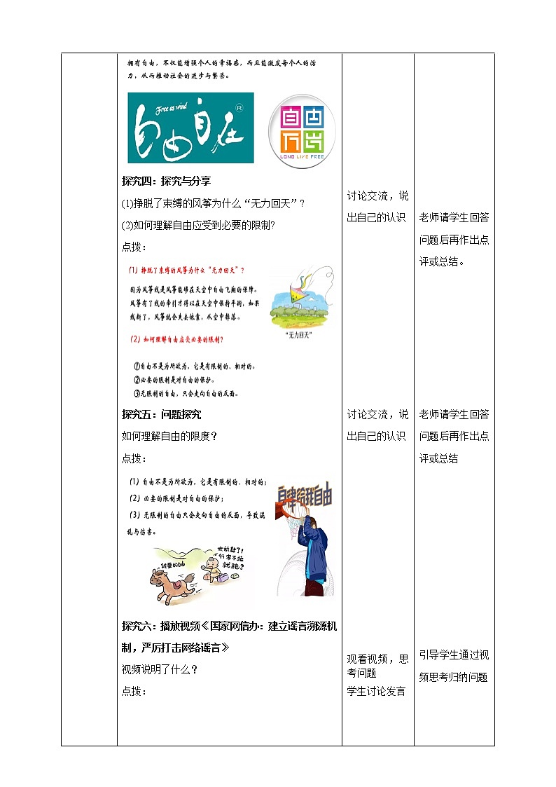 7.1《自由平等的真谛》教学设计第3页