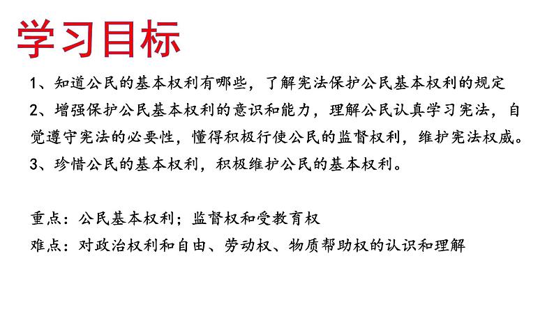 3.1 公民基本权利 课件-2022-2023学年部编版道德与法治八年级下册第2页