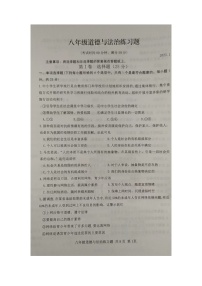 山东省泰安市岱岳区等2地2022-2023学年八年级上学期期末道德与法治试题