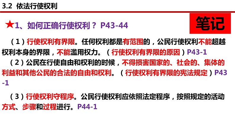 3.2 依法行使权利 课件第6页