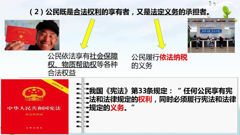 4.2 依法履行义务 课件-2022-2023学年部编版道德与法治八年级下册第7页