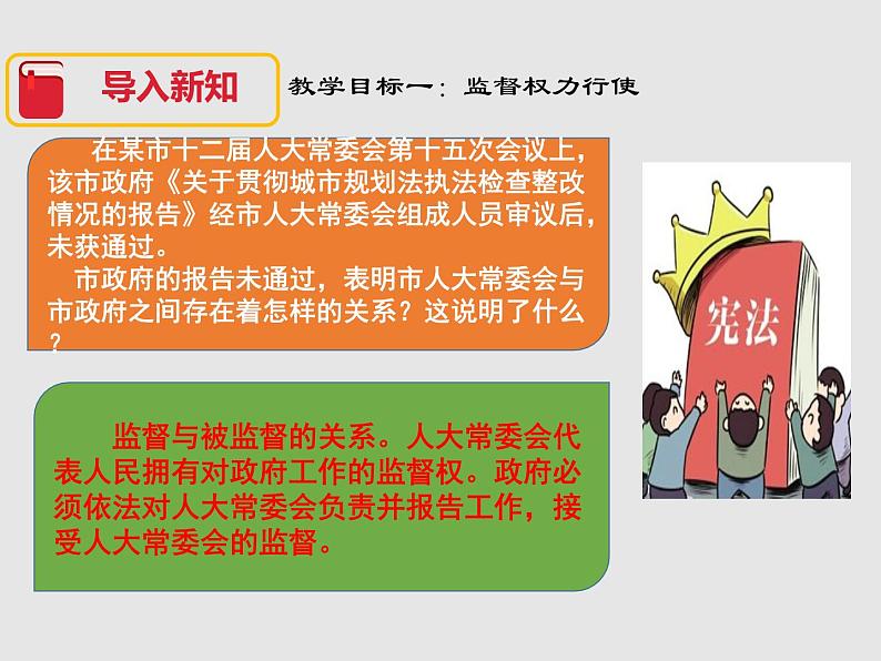 部编版八年级道德与法治下册--2.2加强宪法监督（课件）第2页