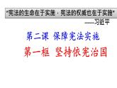 部编版八年级道德与法治下册--2.1坚持依宪治国（课件2）