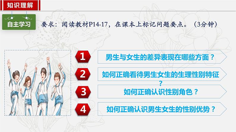 2023年部编版七年级道德与法治下册2.1男生女生  课件（含视频）+同步练习含解析卷07