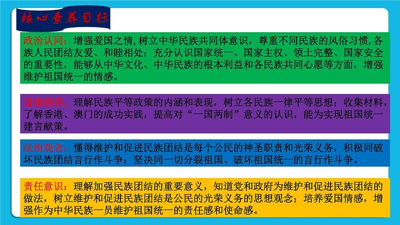 【新课标】2023年中考道法一轮复习 专题三：民族团结、国家统一 课件+学案03