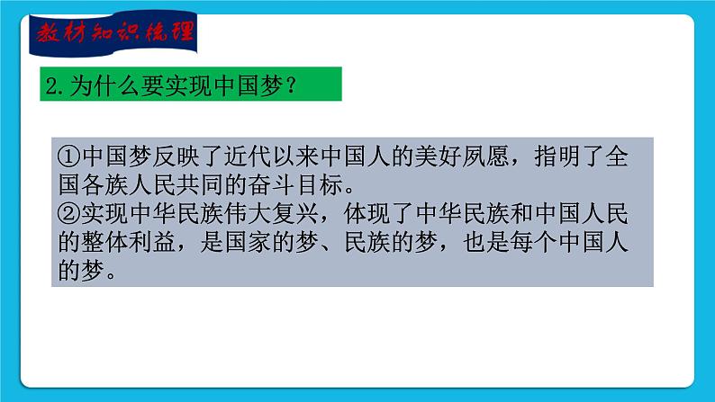 【新课标】2023年中考道法一轮复习 专题六：中国人  中国梦 课件+学案05