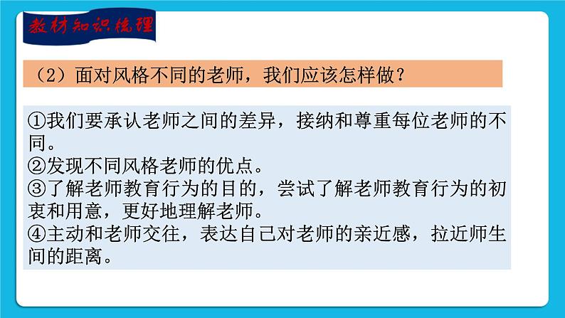 【新课标】2023年中考道法一轮复习 专题十一：尊敬师长 家庭美德 （课件+学案）06