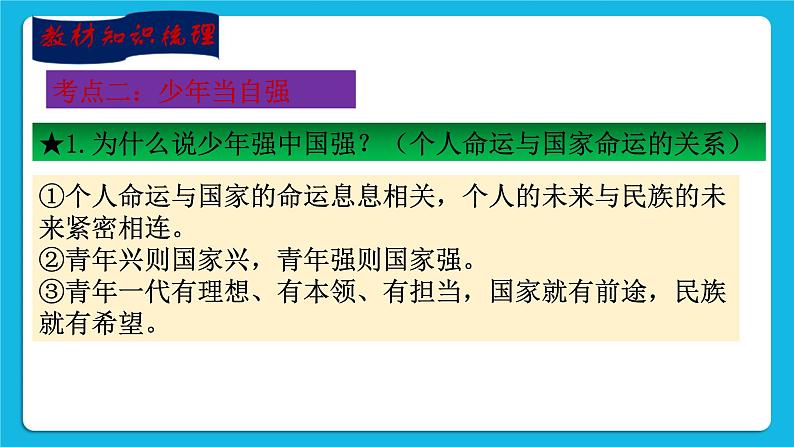 【新课标】2023年中考道法一轮复习专题二十二：自信自强 积极向上 课件+学案07