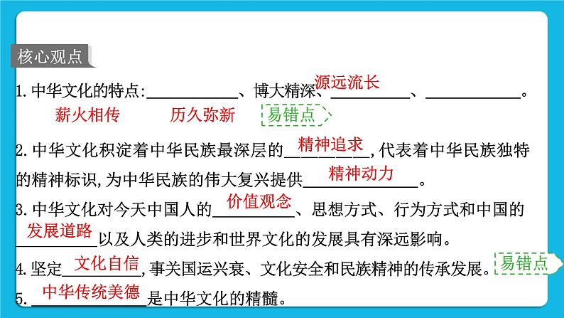 2023中考道德与法治一轮复习课本考点梳理九年级（上）第五课  守望精神家园课件第2页