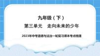 2023中考道德与法治一轮复习课本考点梳理九年级（下）第三单元 走向未来的少年 复习课件