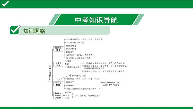 初中政治中考复习 1 第一单元　我们共同的世界课件PPT第3页