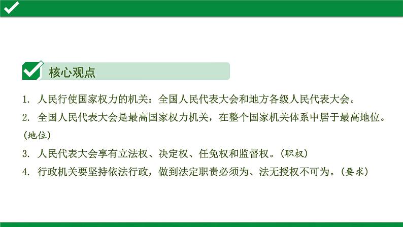 初中政治中考复习 2 第六课　我国国家机构课件PPT第4页