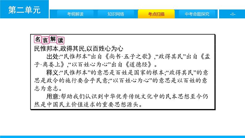 初中政治中考复习 第二单元　民主与法治课件PPT第8页