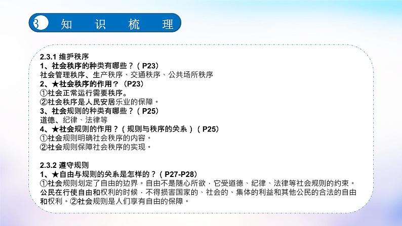 初中政治中考复习 第二单元遵守社会规则（课件）-2022年中考道德与法治一轮复习单元考点讲解与训练第5页