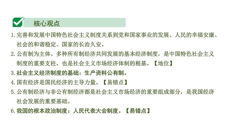 初中政治中考复习 3 课时18  人民当家作主（第三单元）课件PPT04