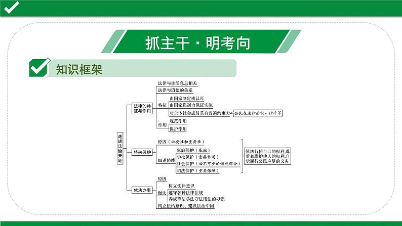 初中政治中考复习 3 课时25  走进法治天地（第四单元）课件PPT第3页