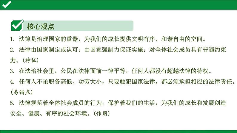 初中政治中考复习 4 第四单元　走进法治天地课件PPT第4页