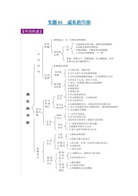 初中政治中考复习 专题01 成长的节拍-2022年《三步冲刺中考•道德与法治》之第1步重课本·理考点