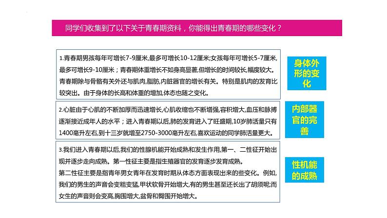 1.1 悄悄变化的我   课件-2022-2023学年部编版道德与法治七年级下册第7页