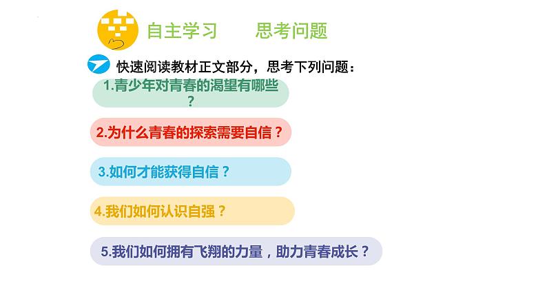 3.1  青春飞扬 课件-2022-2023学年部编版道德与法治七年级 下册第3页