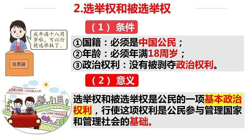 3.1 公民基本权利 课件-2022-2023学年部编版道德与法治八年级 下册第7页