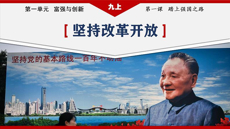 2023年部编版九年级道德与法治上册1.1 坚持改革开放 课件（含视频）+同步练习含解析卷04