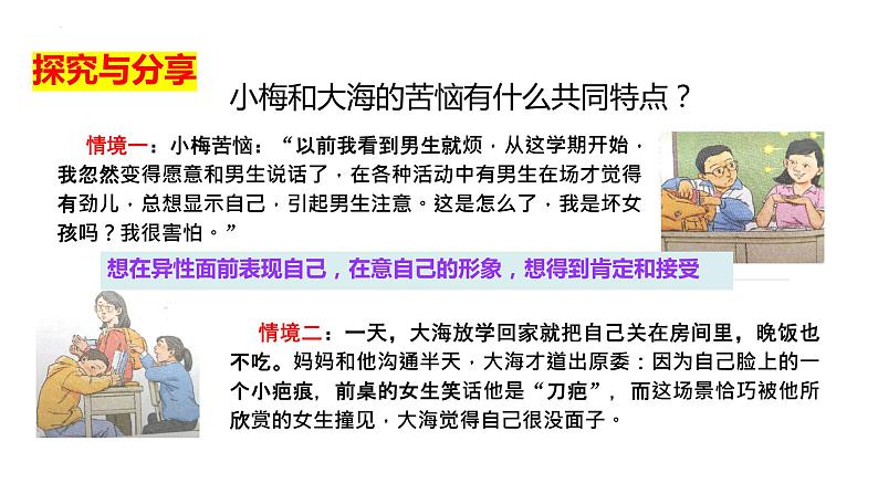 2022-2023学年部编版道德与法治七年级下册2.2 青春萌动 课件-第4页