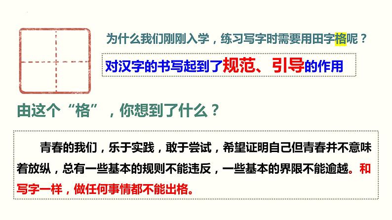 2022-2023学年部编版道德与法治七年级下册3.2 青春有格 课件第2页