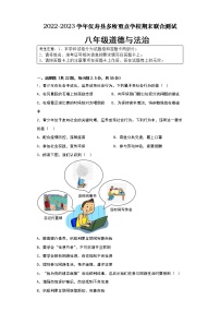 湖南省常德市汉寿县多所重点学校 2022-2023学年八年级上学期期末联合测试道德与法治试卷(含答案)