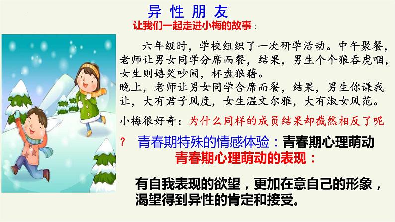 部编版道德与法治七年级下册 2.2 青春萌动 课件第5页