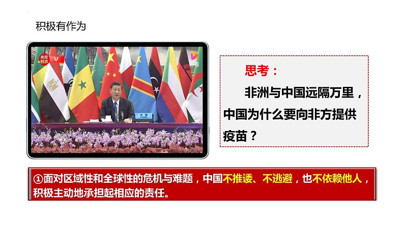 部编版道德与法治九年级下册 3.1 中国担当 课件第5页