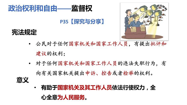 3.1  公民基本权利 课件-2022-2023学年部编版道德与法治 八年级下册05