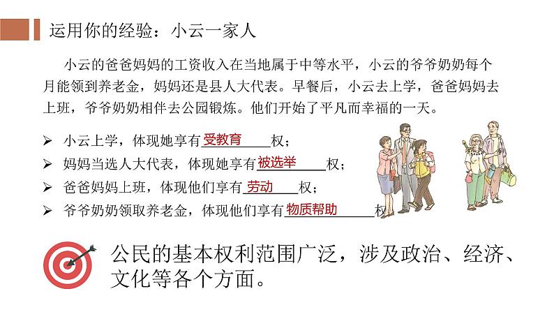 3.1 公民基本权利 课件 -2022-2023学年部编版道德与法治八年级下册03