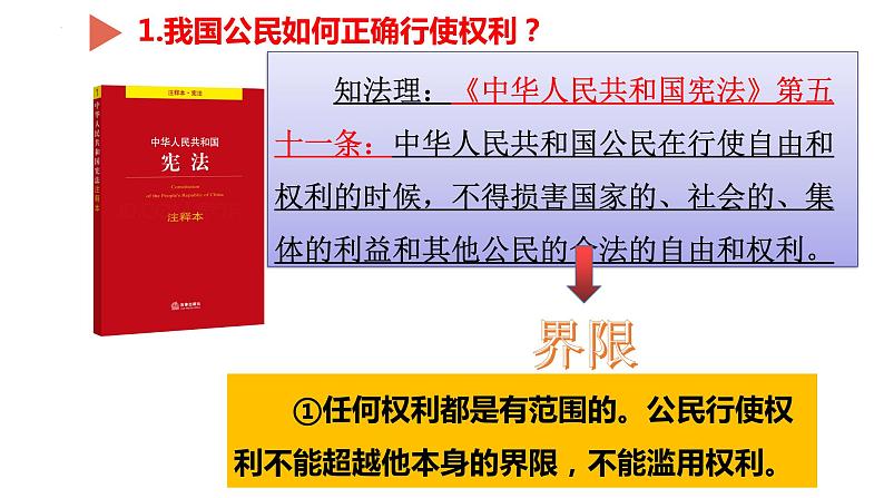 3.2 依法行使权利   课件-2022-2023学年部编版道德与法治八年级下册第7页