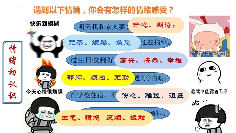 4.1青春的情绪课件-2022-2023学年部编版道德与法治七年级下册07