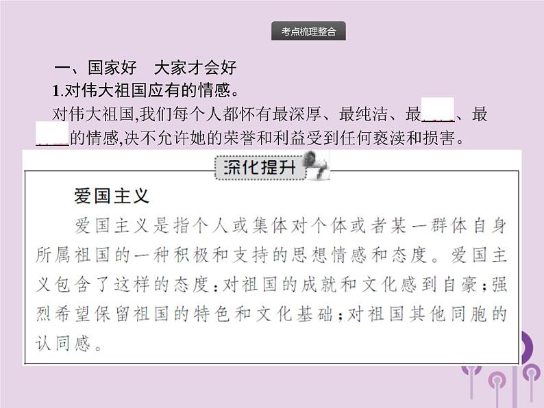 初中政治中考复习 中考道德与法治总复习优化设计第一板块基础知识过关第8课时维护国家利益课件02